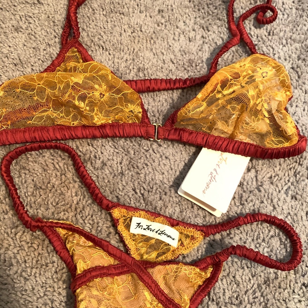 For love and lemons Georgi Golden Skivvies Set 🍯